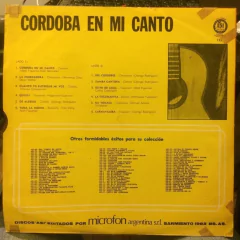 Vinilo Abel Figueroa Cordoba En Mi Canto Lp Argentina - comprar online