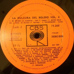 Vinilo Varios La Dulzura Del Bolero Vol. 4 Lp Argentina - tienda online