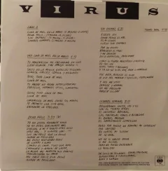 Vinilo Lp Virus Locura - Rock Nacional Nuevo - tienda online