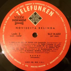 Vinilo Ronny Little Sweetheart Belinda Lp Argentina - BAYIYO RECORDS