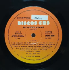 Vinilo Lp - Salvatore Adamo - En Castellano Y Frances 1977 - tienda online