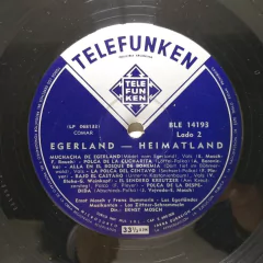 Vinilo Egerland - Heimatland Lp - BAYIYO RECORDS