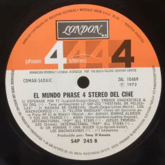Imagen de Vinilo Varios El Mundo Phase 4 Stereo Del Cine Lp 1972