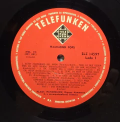 Vinilo Klaus Wunderlich Hammond Pops 6 Lp 1970 - tienda online