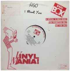 Vinilo Ago I Want You Maxi Suecia Promo 1987 Dj 80