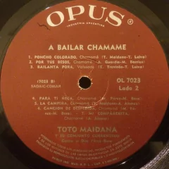 Vinilo Toto Maidana A Bailar Chamame Lp Argentina - comprar online