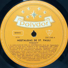 Imagen de Vinilo Freddy Heimweh Nach St. Pauli Lp Argentina