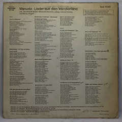 Vinilo Lp Manuela Lieder Aus Dem Marchenland - comprar online