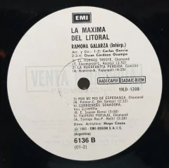 Vinilo Lp - Ramona Galarza - La Maxima Del Litoral 1980 Arg - tienda online