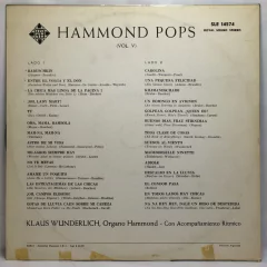 Vinilo Klaus Wunderlich Hammond Pops 5 Lp 1970 Argentina en internet