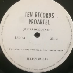 Vinilo Julian Marias Que Es El Occidente 3 Discos Argentina - comprar online