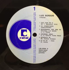 Vinilo Luis Bordon Y Su Arpa Paraguaya Que Será De Ti 1976 - tienda online