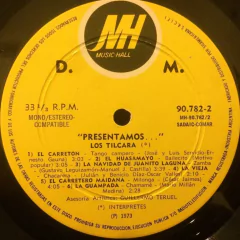 Vinilo Los Tilcara Presentamos... Lp Argentina 1973 - BAYIYO RECORDS