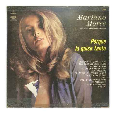 Vinilo Mariano Mores Porque La Quise Tanto Lp Argentina 1974 - comprar online