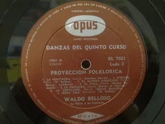 Vinilo Waldo Belloso Danzas Del Quinto Curso Lp Argentina en internet