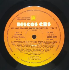 Vinilo Lp Varios Los Mas Grandes Exitos Romanticos Vol. Il - BAYIYO RECORDS