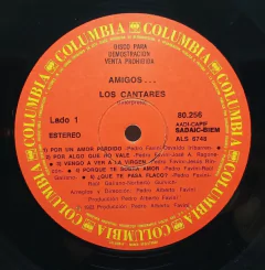 Vinilo Lp - Los Cantares - Amigos... 1983 Argentina - tienda online