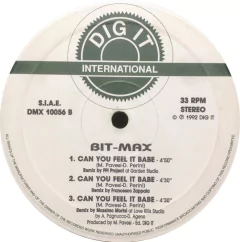 Vinilo Bit Max Can You Feel It Babe Maxi Italia 1992