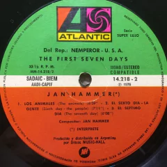 Vinilo Jan Hammer The First Seven Days Lp Argentina 1976 - tienda online