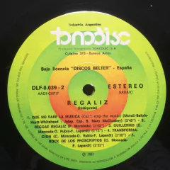 Vinilo Regaliz Regaliz Lp Infantil 1981 Argentina 9 Puntos - tienda online