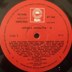 Vinilo Varios Nicola Nicolita 2 Lp Argentina 1979 en internet
