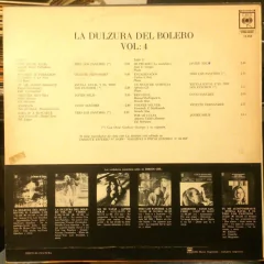 Vinilo Varios La Dulzura Del Bolero Vol. 4 Lp Argentina en internet