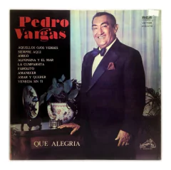 Vinilo Pedro Vargas Que Alegria Lp Argentina 1979 - comprar online