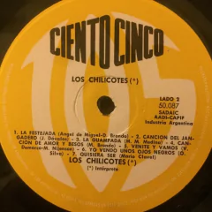 Vinilo Los Chilicotes Los Chilicotes Lp Argentina - BAYIYO RECORDS