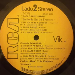 Vinilo Carlos Aban Bailando En La Frontera Lp Argentina 1978 - BAYIYO RECORDS