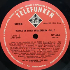Imagen de Vinilo Akkordeon - Duo - Peter Voss Und Seine Rhythmiker Akk