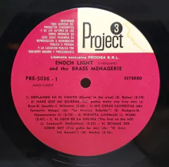 Imagen de Vinilo Lp - Enoch Light And The Brass Menagerie Vol 1