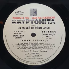 Vinilo Lp - Danny Rivera - Un Mundo De Veinte Años 1983 Arg - tienda online