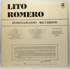 Vinilo Lp Lito Romero - Homenajeando Recuerdos 1985 Arg - comprar online