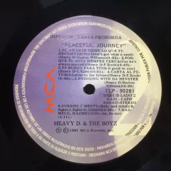 Vinilo Heavy D. & The Boyz Peaceful Journey Lp Argentina - BAYIYO RECORDS