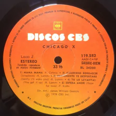 Vinilo Chicago Chicago X Lp Argentina 1976 - comprar online