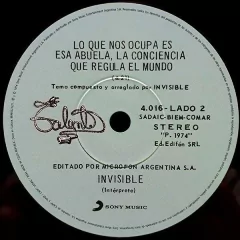 Vinilo Lp - Invisible - Invisible - 2016 - Doble Nuevo - comprar online