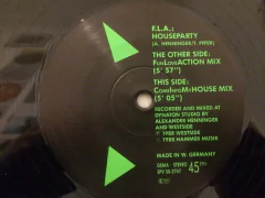 Vinilo F.l.a. Houseparty Maxi Alemán 1988 en internet