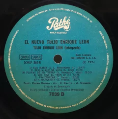 Imagen de Vinilo Tulio Enrique Leon - El Nuevo Tulio Enrique Leon 1974