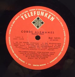 Imagen de Vinilo Varios Deutsche Chore Lp Argentina Clasico