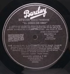 Vinilo Lp - Marcel Azzola - Le Disque D'or - El Disco De Oro - tienda online