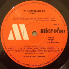 Vinilo Los Del Suquia El Cordobazo Del Canto Lp Argentina en internet