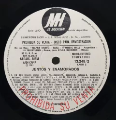 Vinilo Compilado Varios - Juntos Y Enamorados 1981 Argentina - tienda online