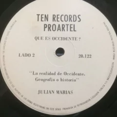 Vinilo Julian Marias Que Es El Occidente 3 Discos Argentina en internet