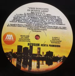 Vinilo Lp - Fred Bongusto - Fred Bongusto En Buenos Aires - tienda online