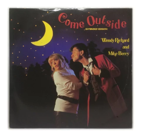 Vinilo Wendy Richard & Mike Berry Come Outside Maxi Uk 1986