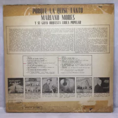 Vinilo Mariano Mores Porque La Quise Tanto Lp Argentina 1974 en internet