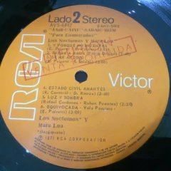 Vinilo Los Nocturnos Y Mara Lua Para Enamorados Lp en internet