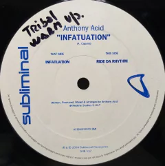 Vinilo Maxi - Anthony Acid - Infatuation 2004 Usa en internet