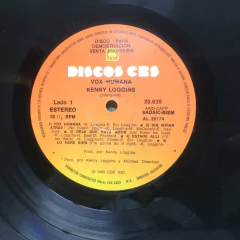 Vinilo Lp - Kenny Loggins - Vox Humana 1985 Argentina - BAYIYO RECORDS