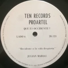 Imagen de Vinilo Julian Marias Que Es El Occidente 3 Discos Argentina